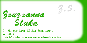 zsuzsanna sluka business card